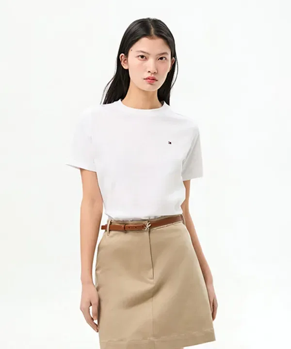 Футболка с принтом, классический флаг, Tommy Hilfiger