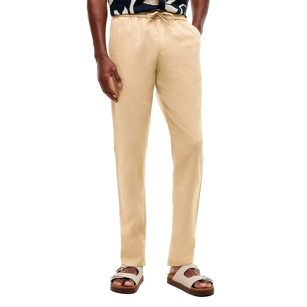 Мужские брюки чино из льна Harlem Sorona Tommy hilfiger, Beige