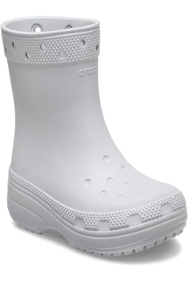Детские ботинки для девочек с коротким каблуком Crocs, White — фото 3