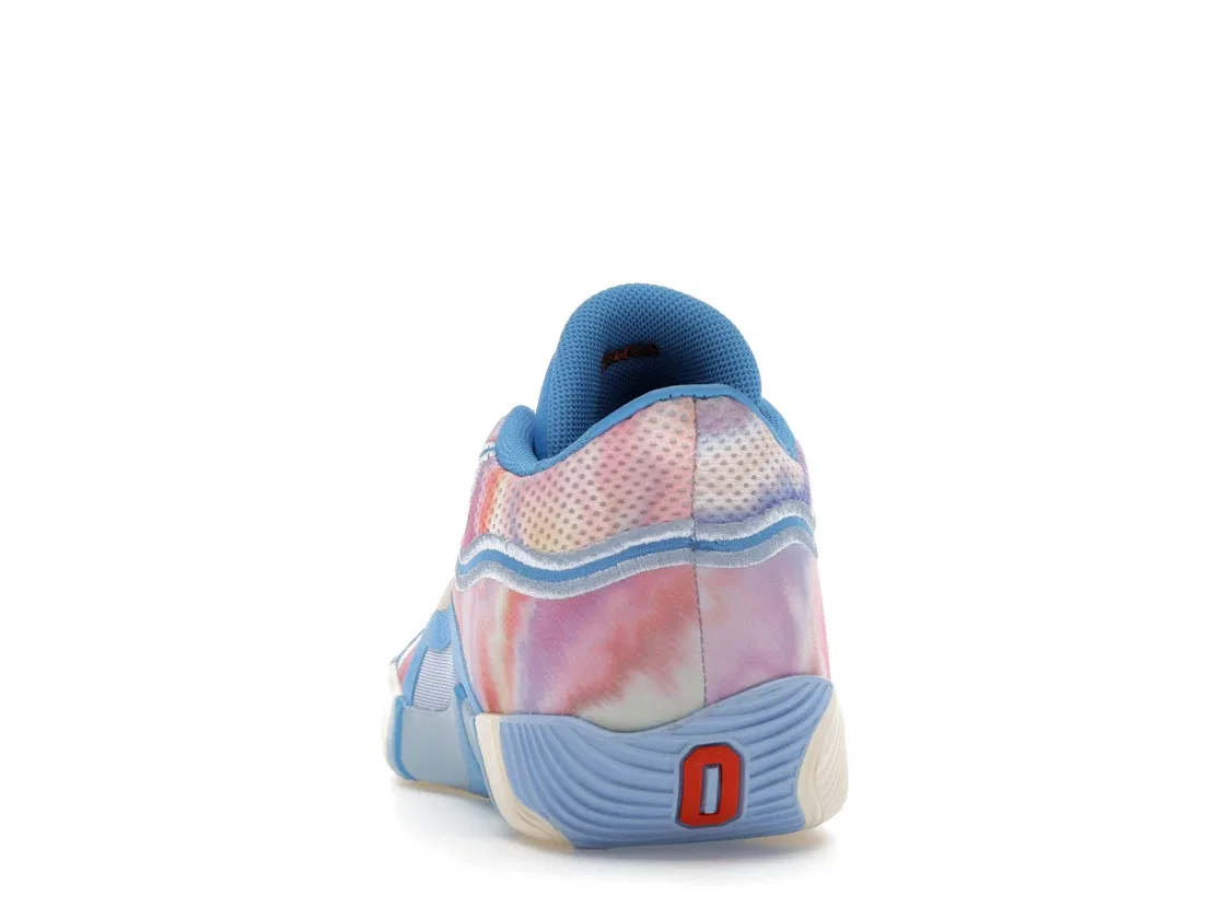 Детские кроссовки для мальчиков с принтом Jordan Tatum 3 Jordan, University Blue/Pale Ivory/Royal Tint/Camellia — фото 4
