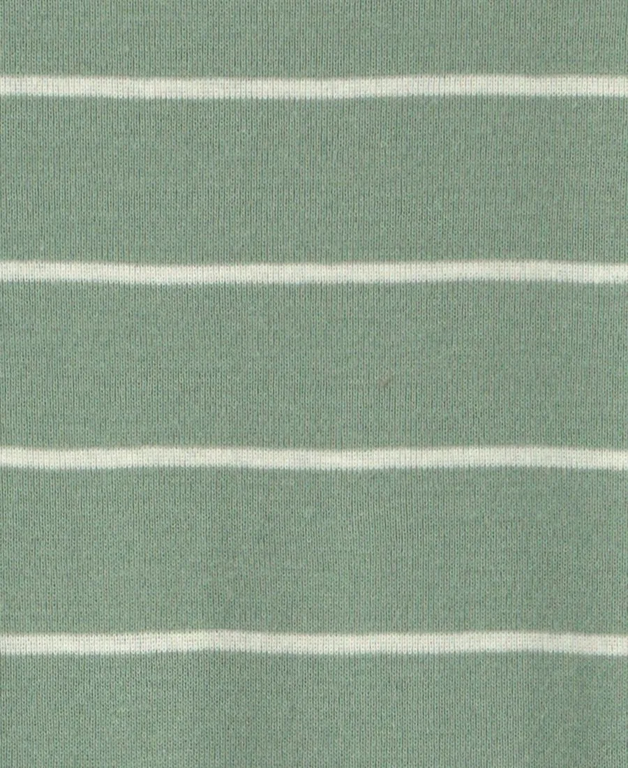 Детский слип с ножками на молнии, с длинным рукавом, модель Dino Striped Carter's, Green — фото 4