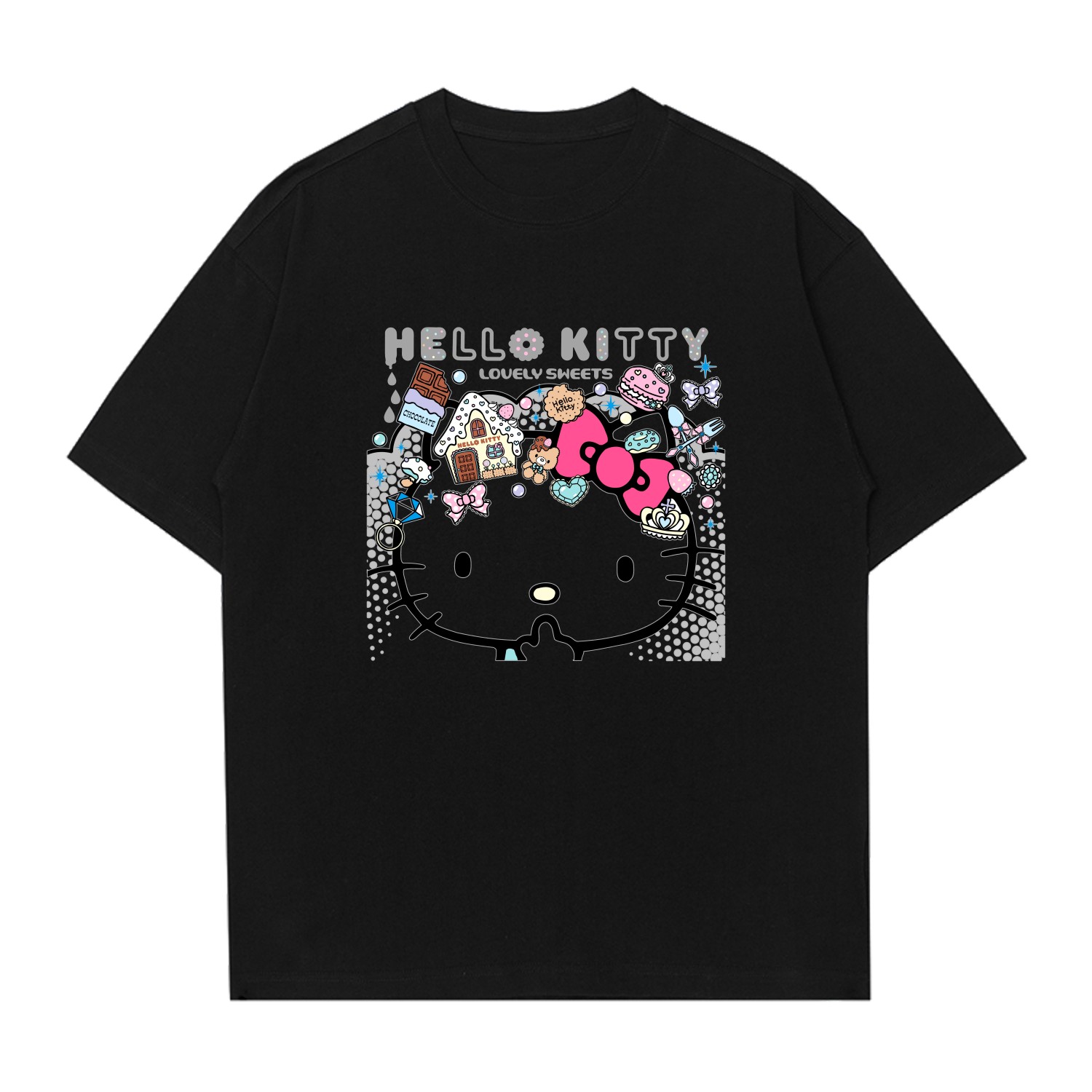 

Футболка Hello Kitty Unisex Sanrio, черный