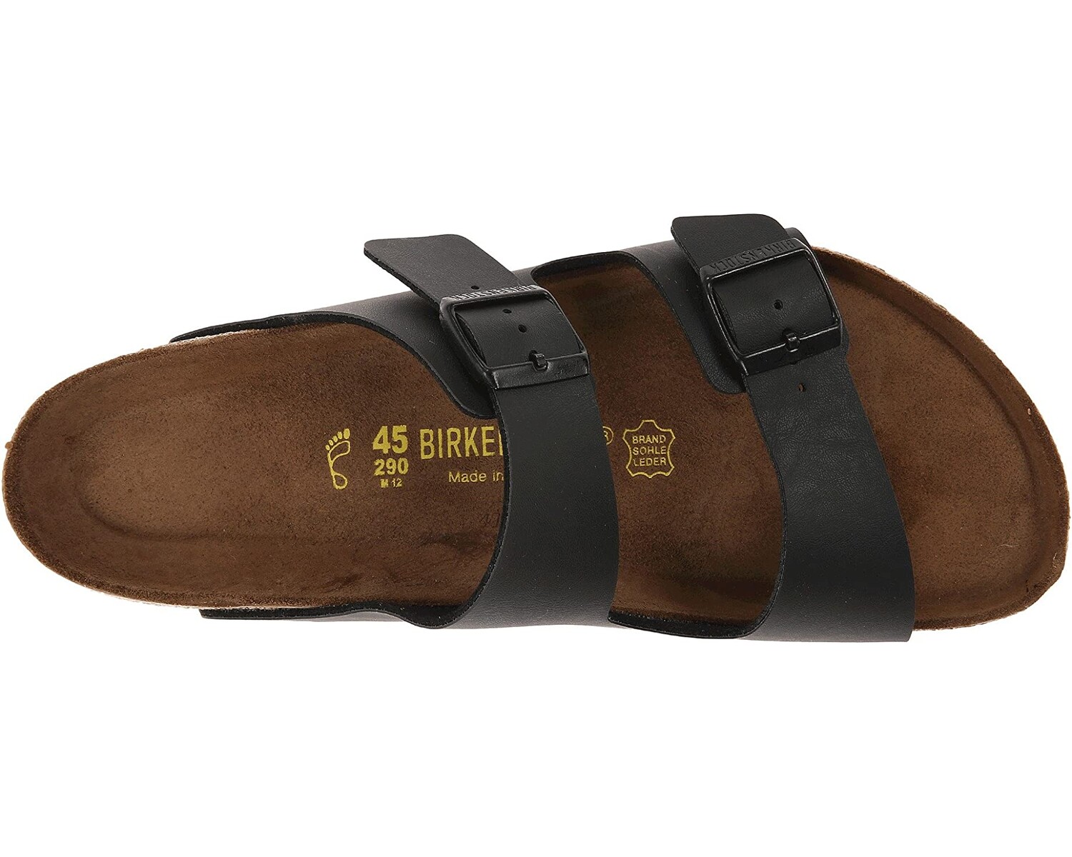 

Сандалии Arizona Soft Footbed Birkenstock, черный
