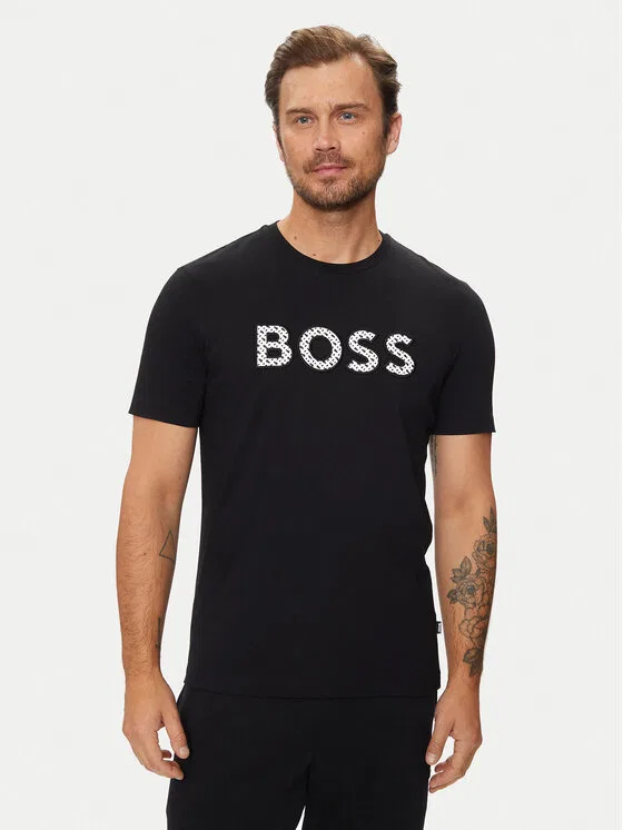 Футболка regular fit C-Thompson Boss, черный