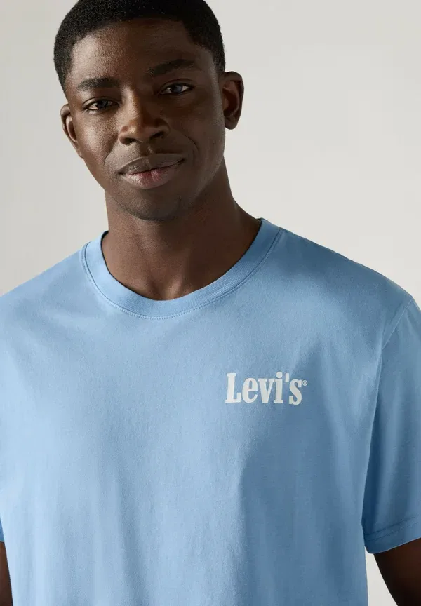 Футболка свободного кроя Lse_Ss boxtab 5 дюймов, черная - с принтом Levi'S — фото 3