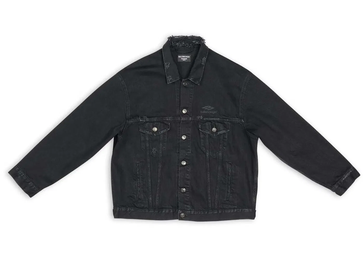 Женская куртка оверсайз 3B Sports Icon Balenciaga, черный