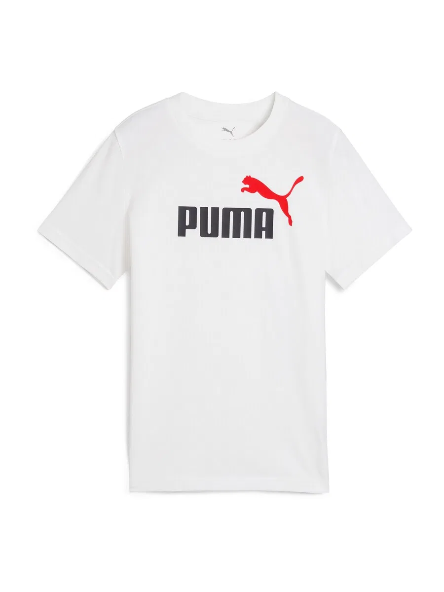 Футболка PUMA 'Essentials No.1' белого цвета