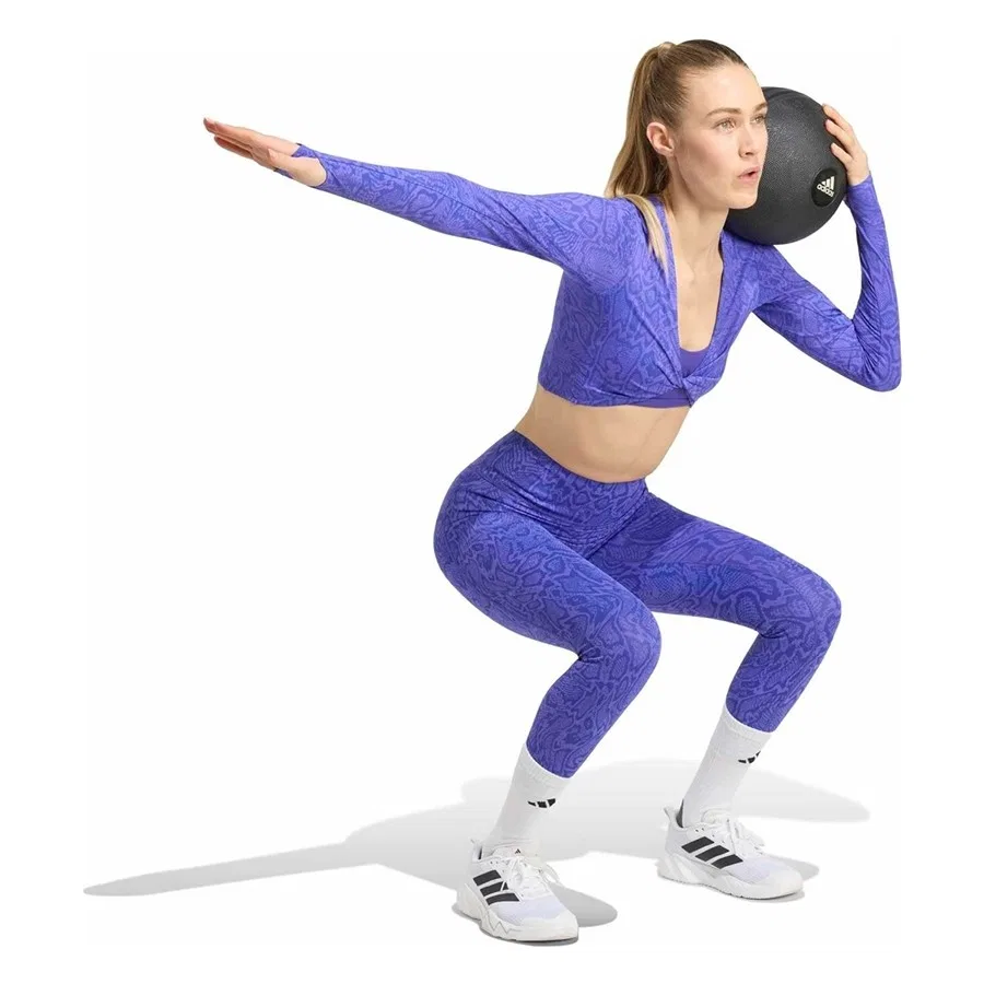 Женские леггинсы для тренировок Opt Primelift adidas, Фиолетовый — фото 4