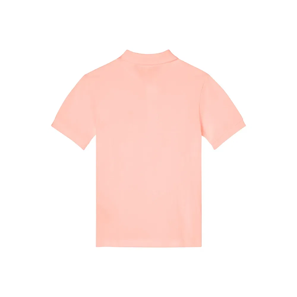Детское поло для мальчиков с коротким рукавом Lacoste kids 947386, Pink — фото 2