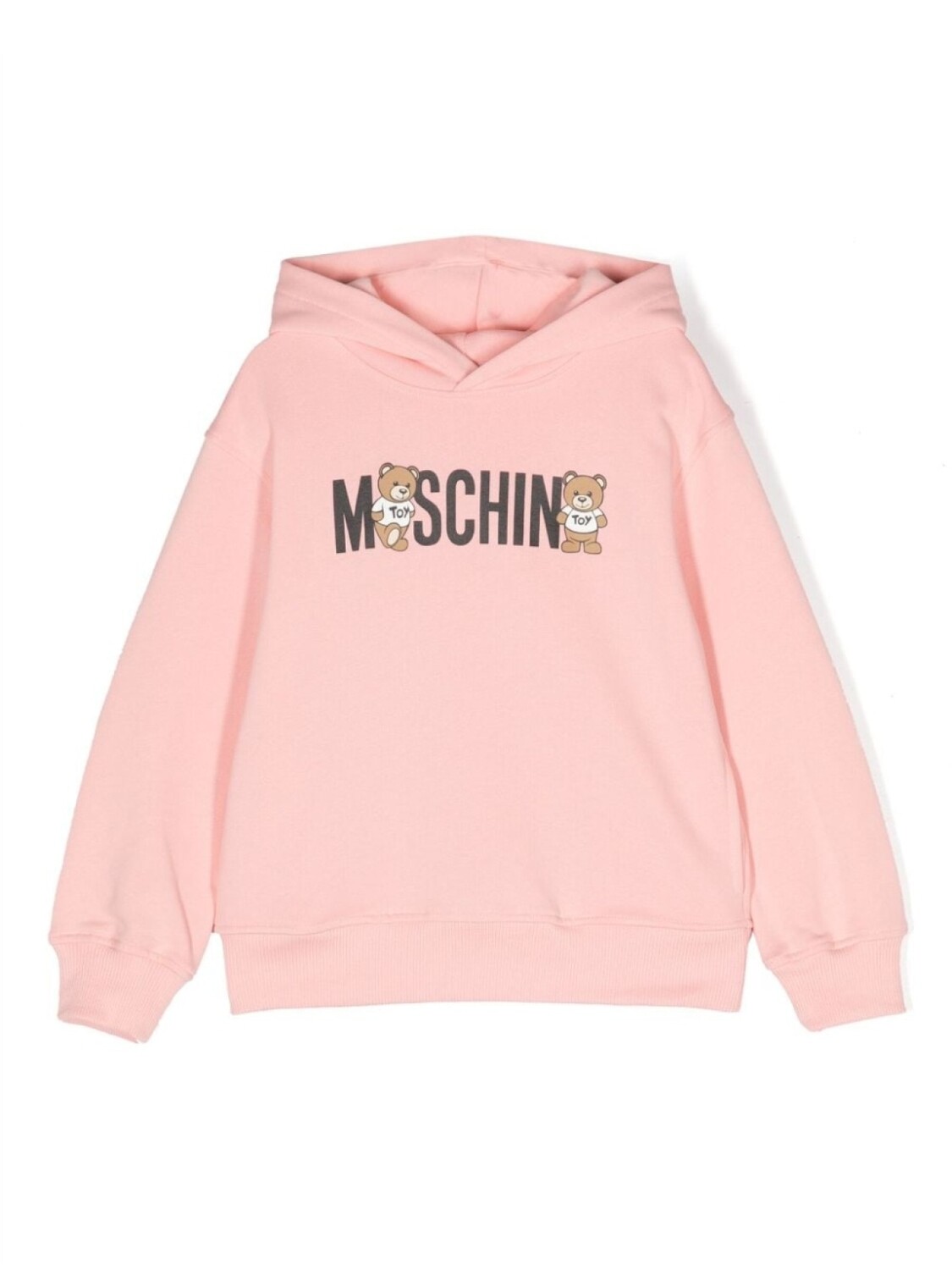 

Moschino Kids худи с логотипом, розовый