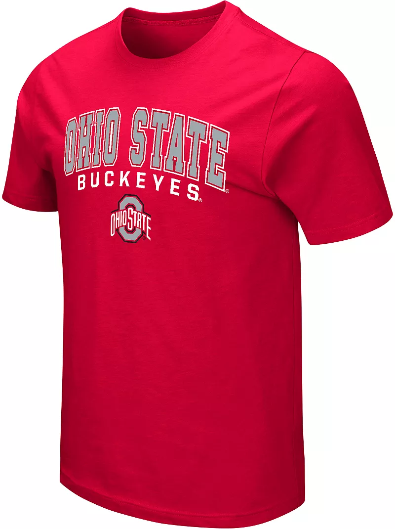 

Мужская футболка Colosseum Scarlet штата Огайо Buckeyes