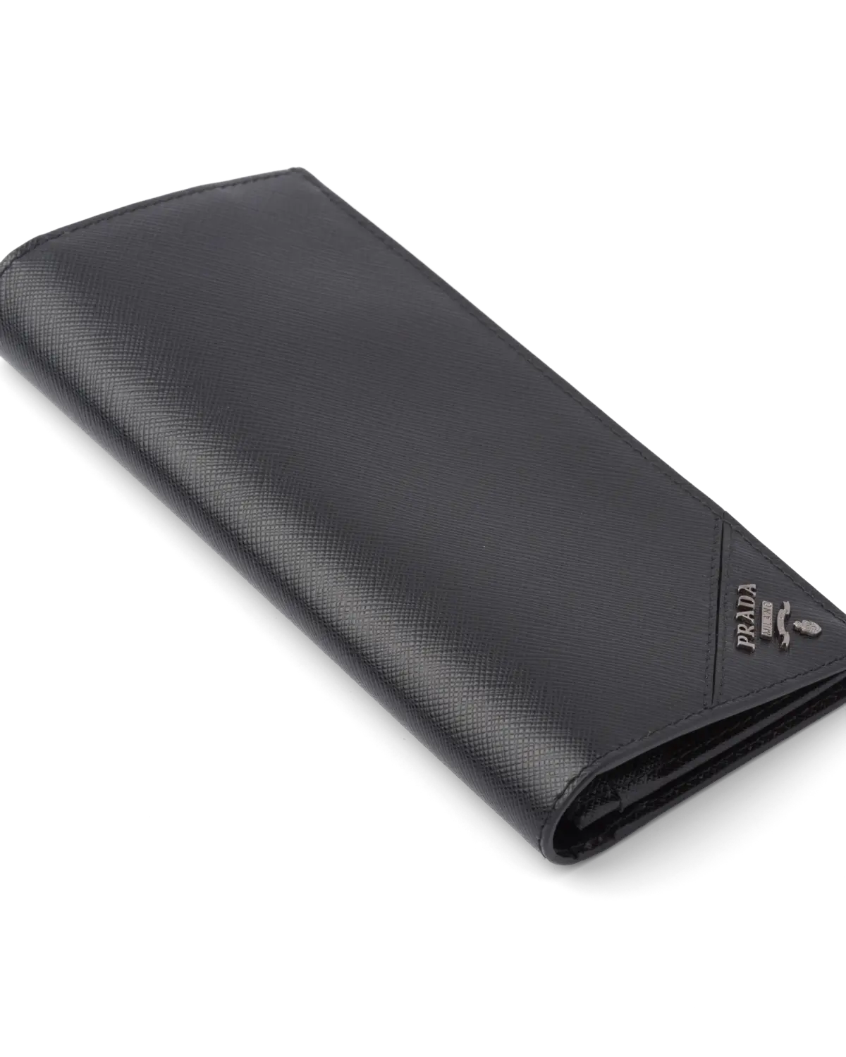 

Кошелек из сафьяновой кожи Prada, черный