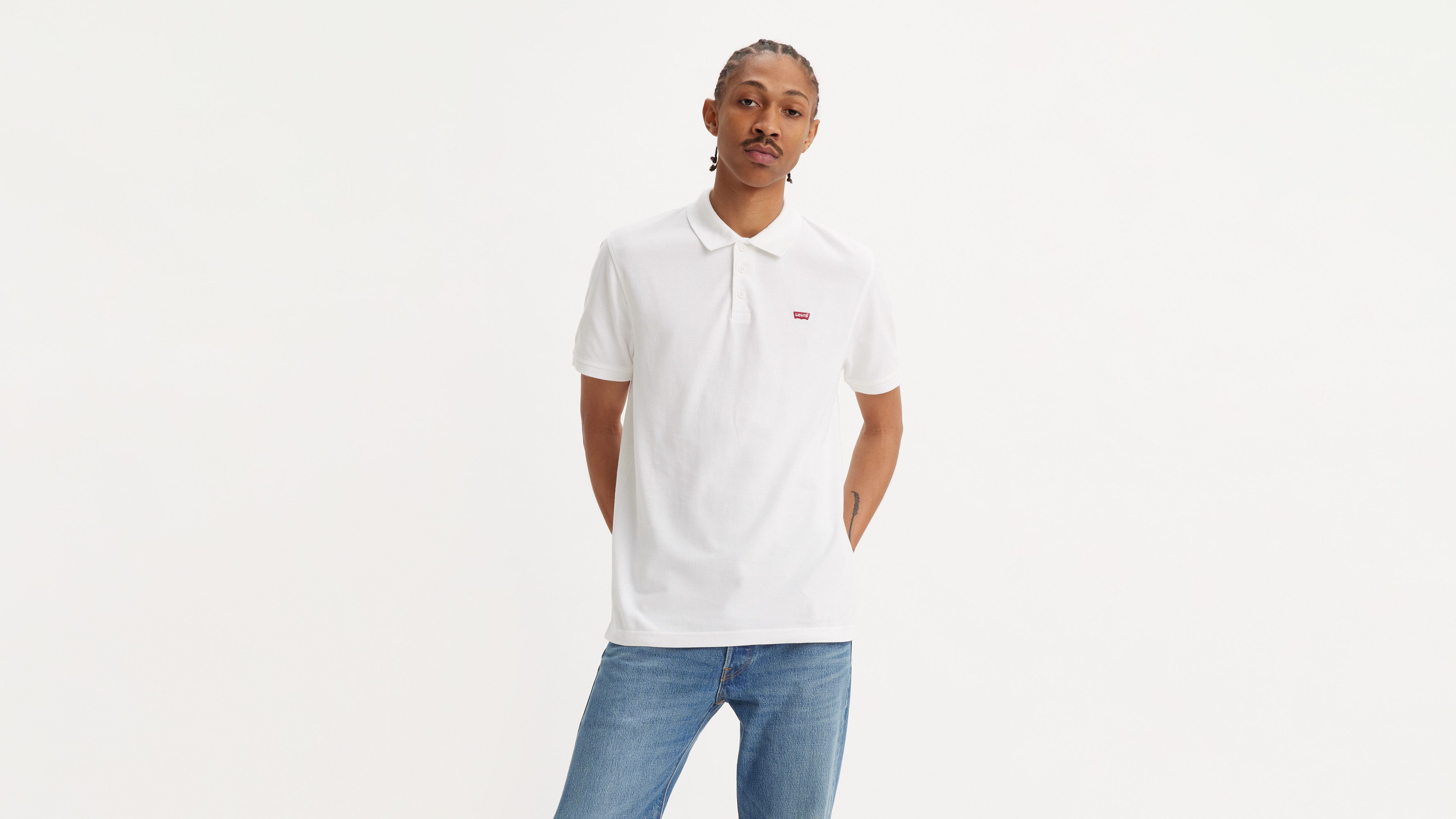 

Рубашка поло Housemark Levi's, цвет White