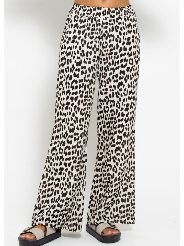 

Тканевые брюки SASSYCLASSY, цвет hellbeige i schwarz