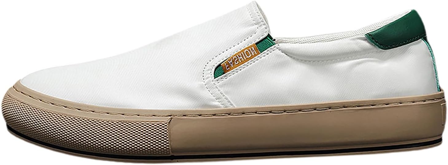 

Летние мужские кеды на холщовой основе, корейская версия модной дышащей обуви из льняной ткани, мужская повседневная обувь, размер 13W Generic, белый