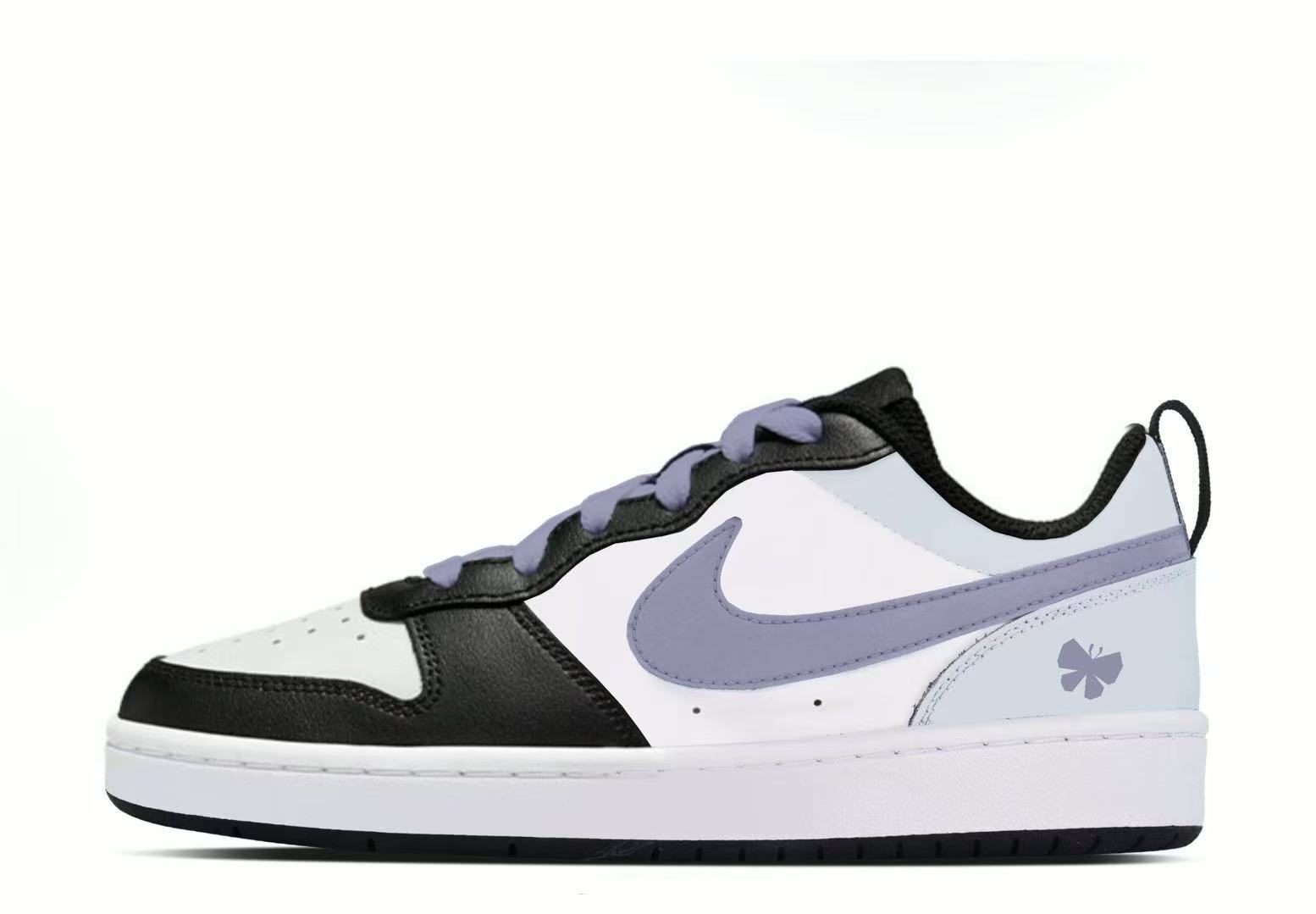 

Court Borough Butterfly устойчивые к истиранию низкие кроссовки для скейтбординга детские Nike, белый