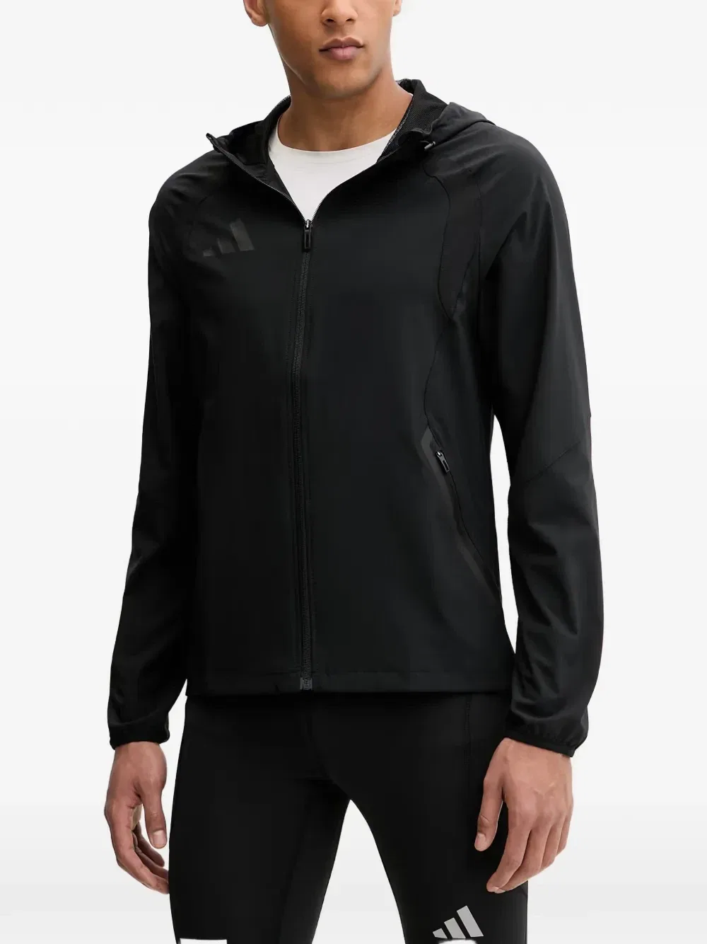 Худи adidas Travel с принтом логотипа, черный
