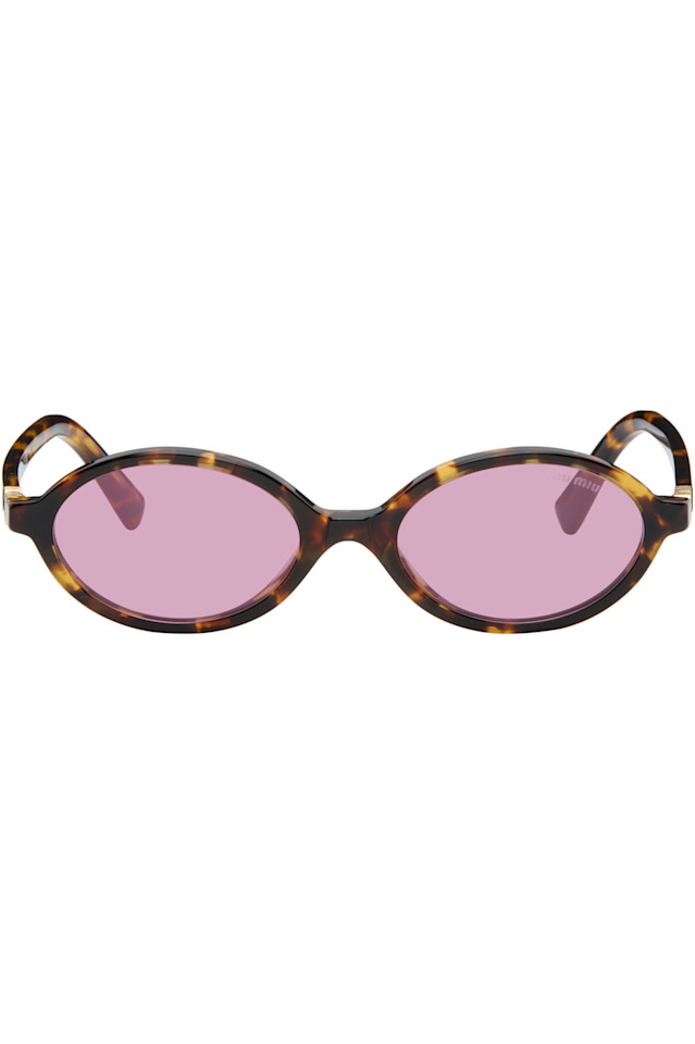 

Miu Miu Eyewear Солнцезащитные очки Brown Miu