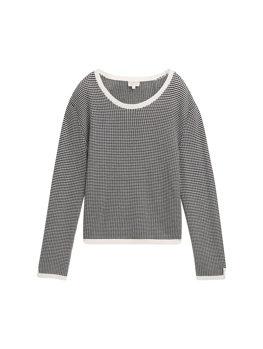 

Тонкий вязаный свитер TOM TAILOR Sweater, черный