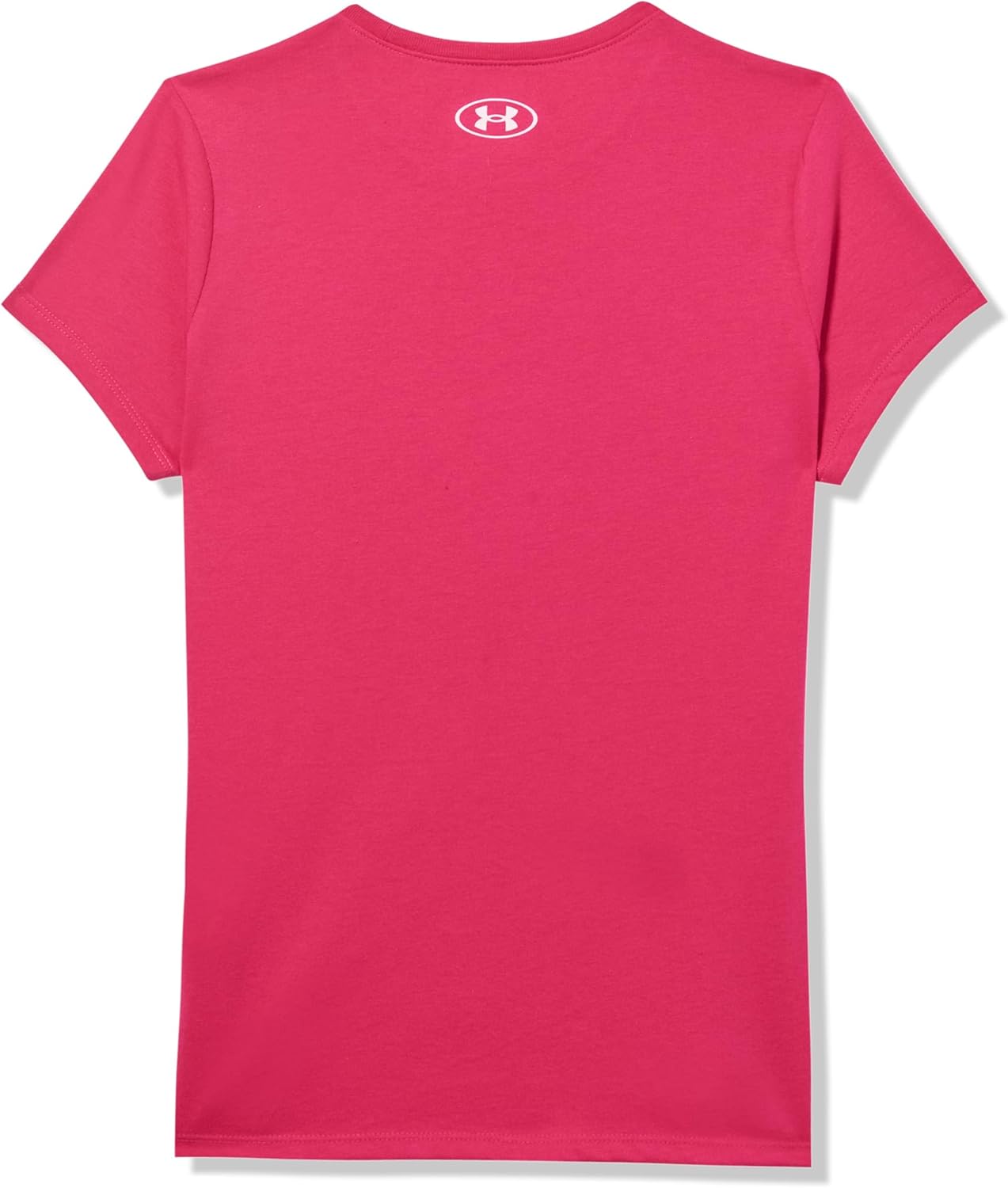 Under Armour Girls Crewneck, легкая и дышащая футболка для спорта, Shaded Fuchsia — фото 3
