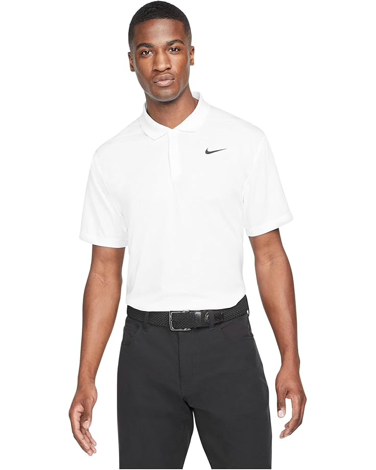 

Рубашка поло Nike Dri-FIT Victory Solid Golf Polo, цвет White/Black