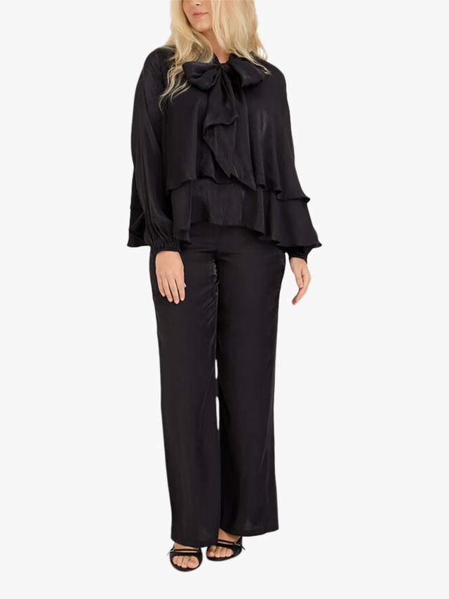 

Топ Vilja Shimmer с завязкой на шее A-VIEW, Black