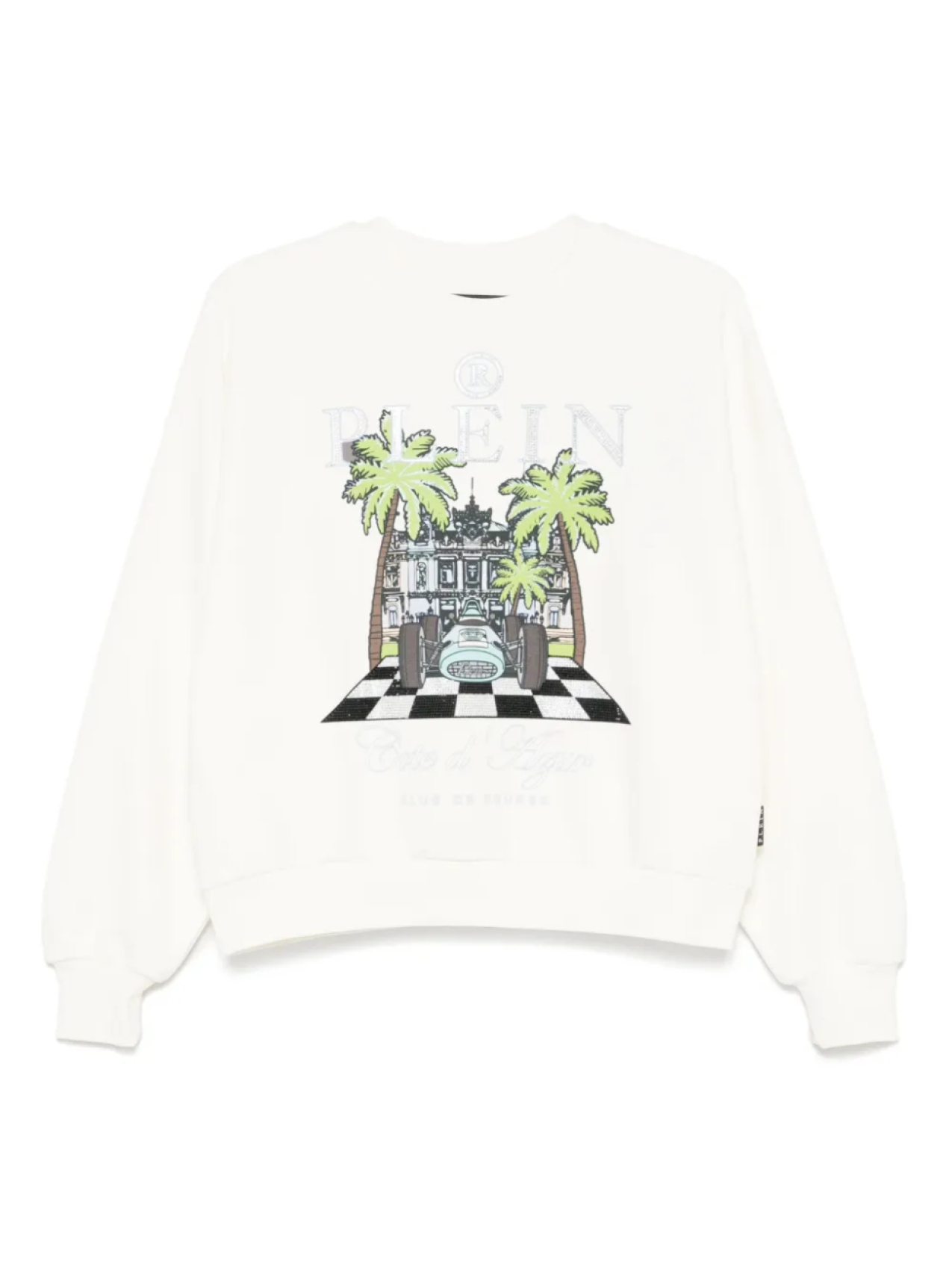 

Толстовка Philipp Plein New Port Beach Cut, белый