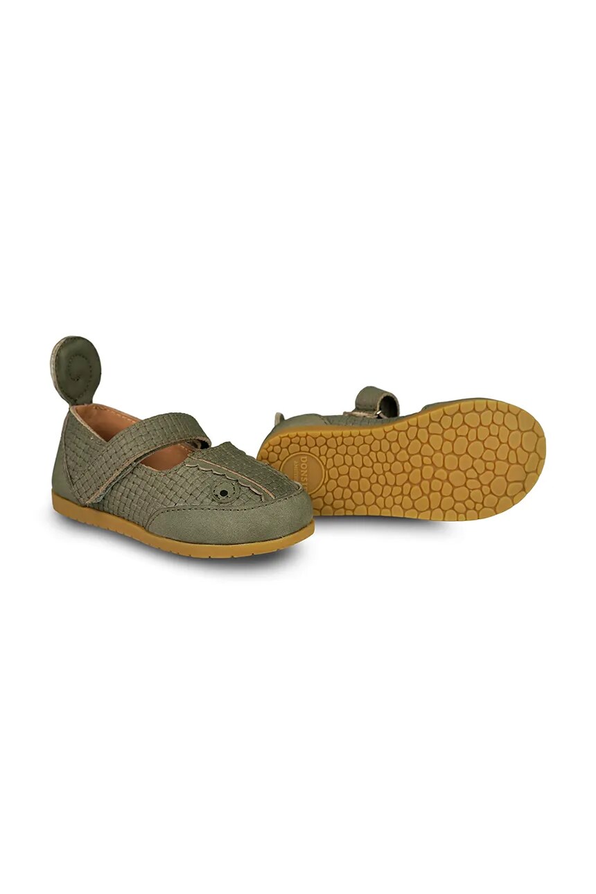 

Детские кожаные балетки Langu Shoes Chameleon Donsje, зеленый