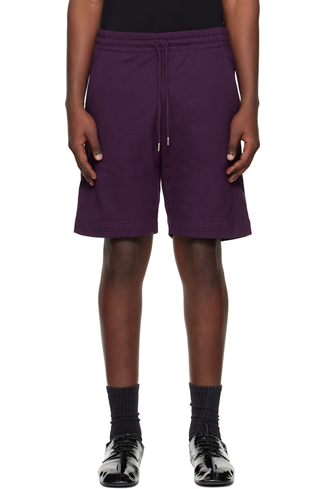 

Dries Van Noten Фиолетовые шорты на завязках