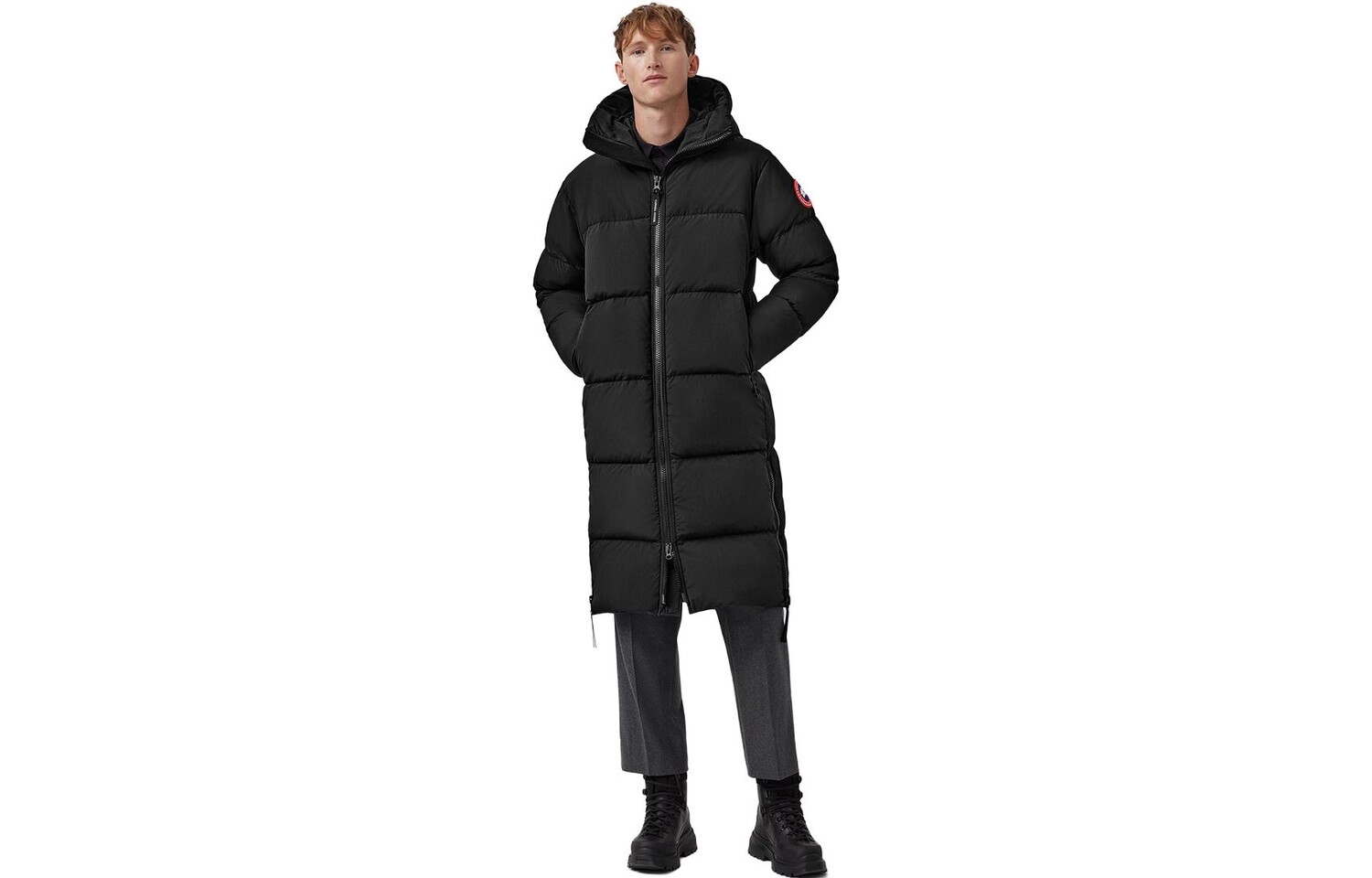 

Мужской пуховик Canada Goose, черный