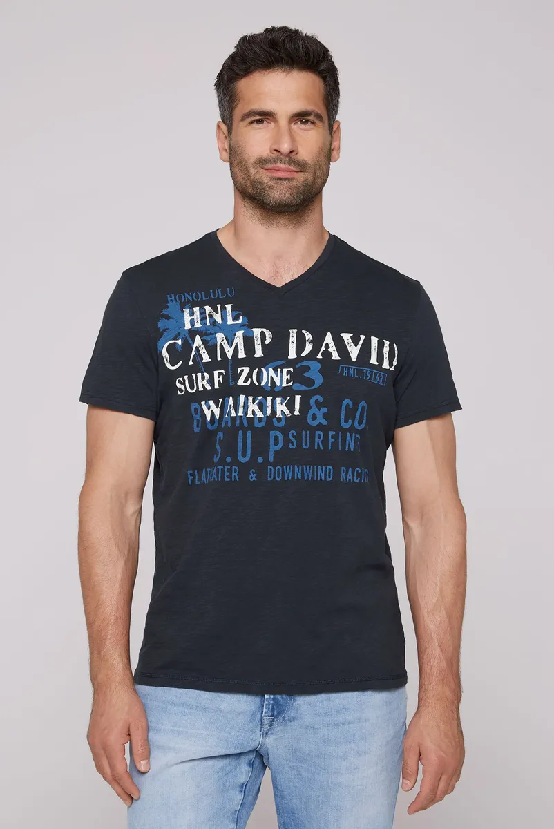 

Футболка CAMP DAVID, хлопок, синий