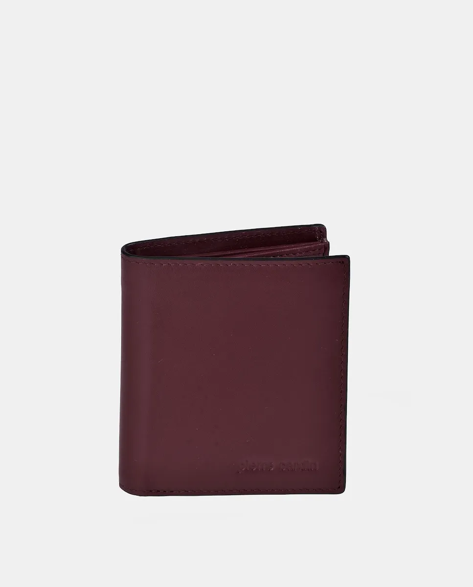 

Компактный кошелек из мягкой черной кожи для мужчин Pierre Cardin