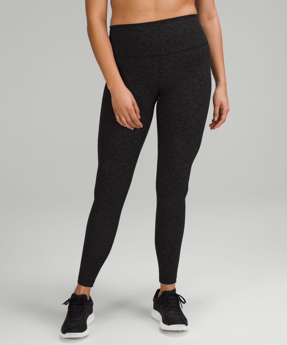 

Высокие леггинсы Wunder Train Lululemon, черный