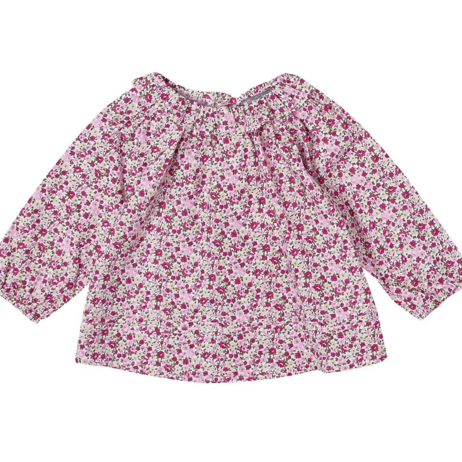 

Туника Liberty с длинными рукавами для девочек, цвет красный Petit Confection