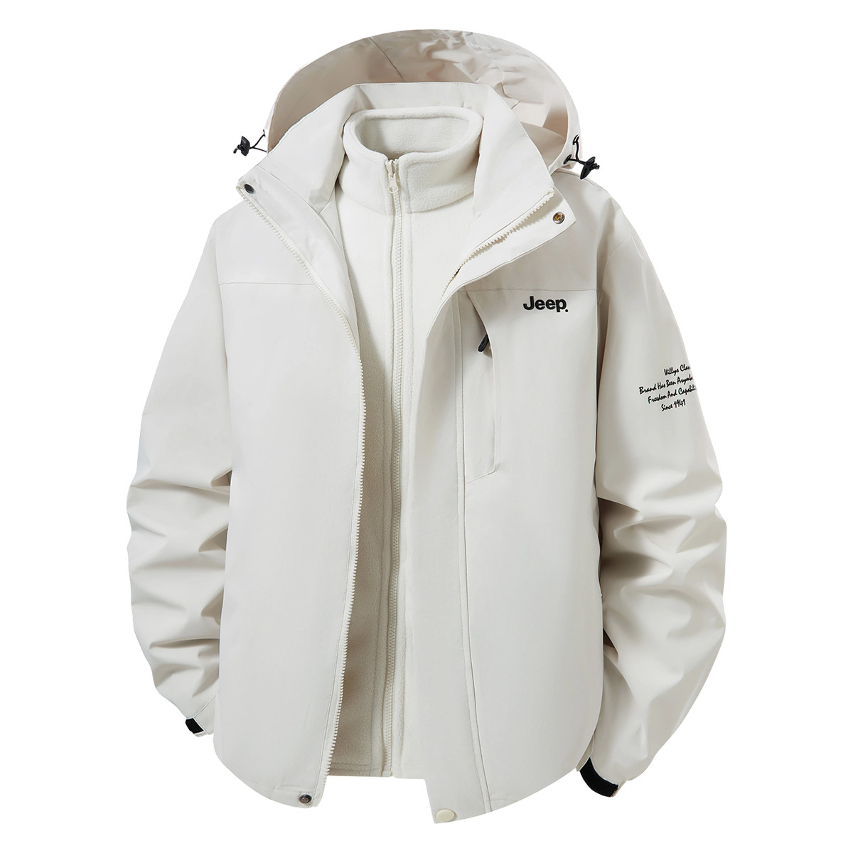 

Куртка City Casual Collection Unisex Jeep, айвори белый