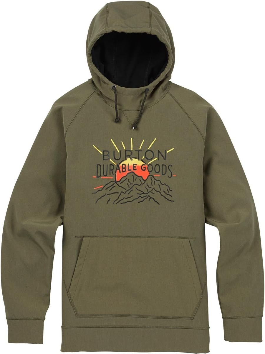 

Мужская флисовая толстовка Burton Crown Bonded Pullover, пыльно-оливковый вереск