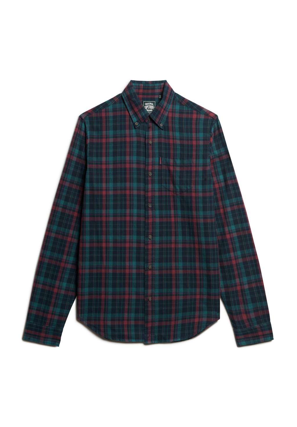 

Рубашка VINTAGE CHECK Superdry, зеленый