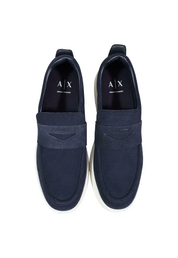 Xm002632 af19687 низкие кроссовки Armani Exchange, Dark-Blue — фото 3