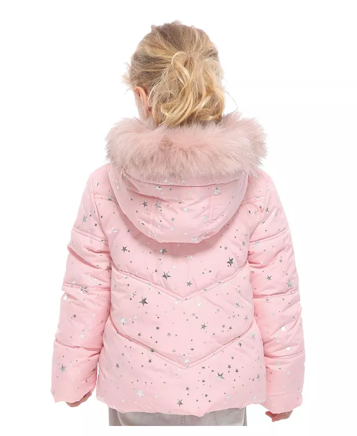 Детская утепленная пуховая куртка Bubble Coat Rokka&Rolla, розовый — фото 3