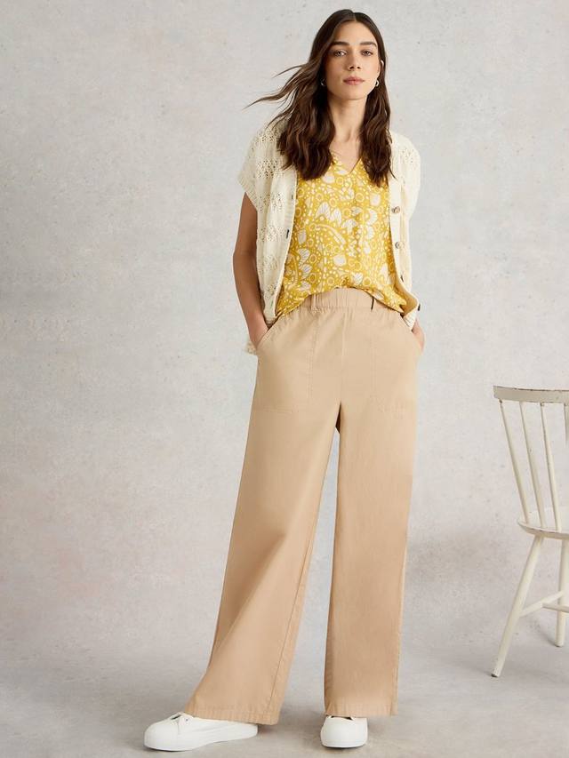 

Хлопковые брюки Harley White Stuff, Beige