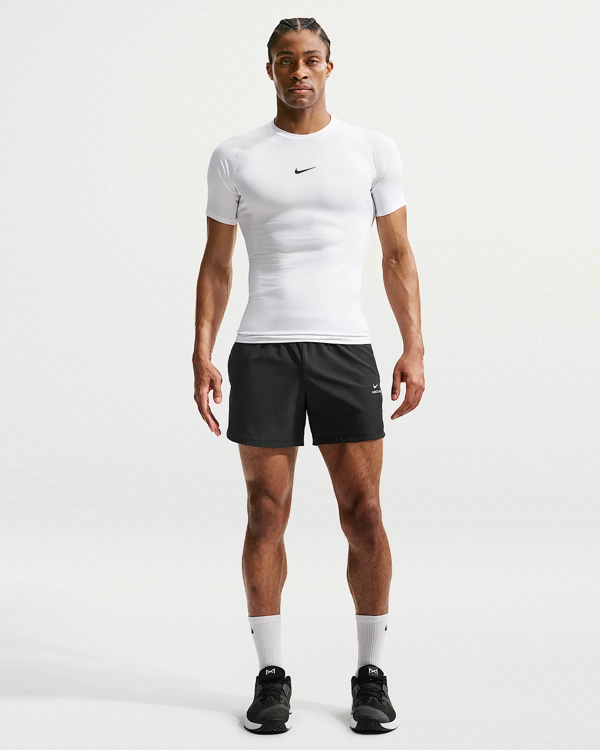 Мужские шорты Nike Pro Training Dri-FIT 6", Black/White