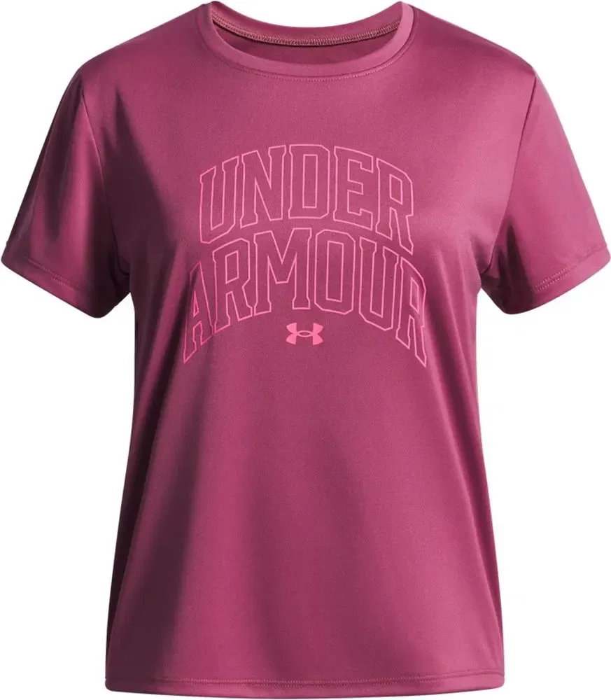 Футболка спортивная с принтом Tech Varsity Graphic Under Armour, красный