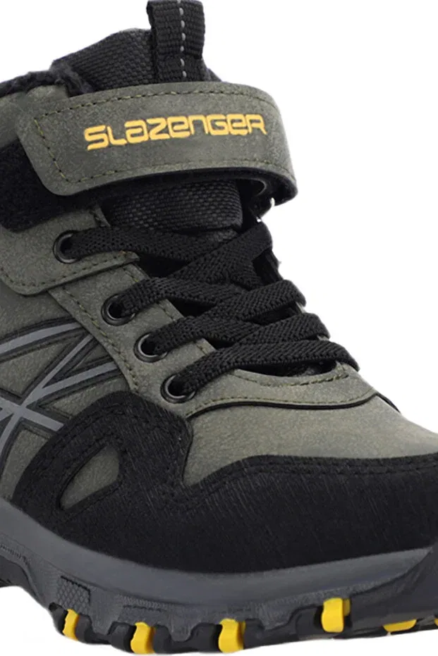 Детские ботинки для девочек на липучках Slazenger, Khaki — фото 4
