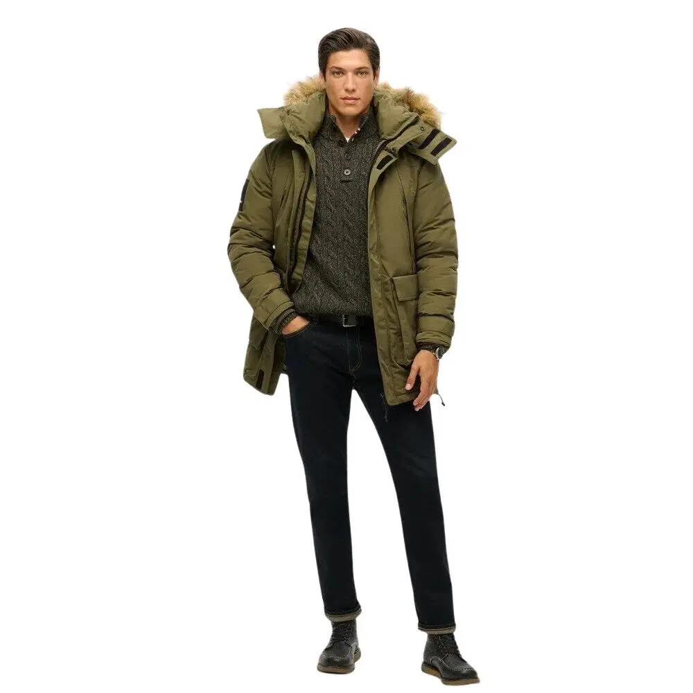 Мужская парка с капюшоном XPD Everest Superdry, Grun