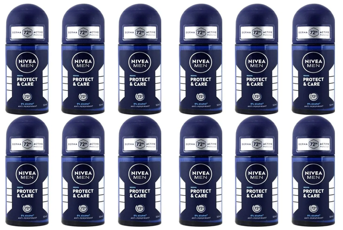 Дезодорант-антиперспирант NIVEA MEN Protect & Care, 12 шт по 50 мл, Fresh