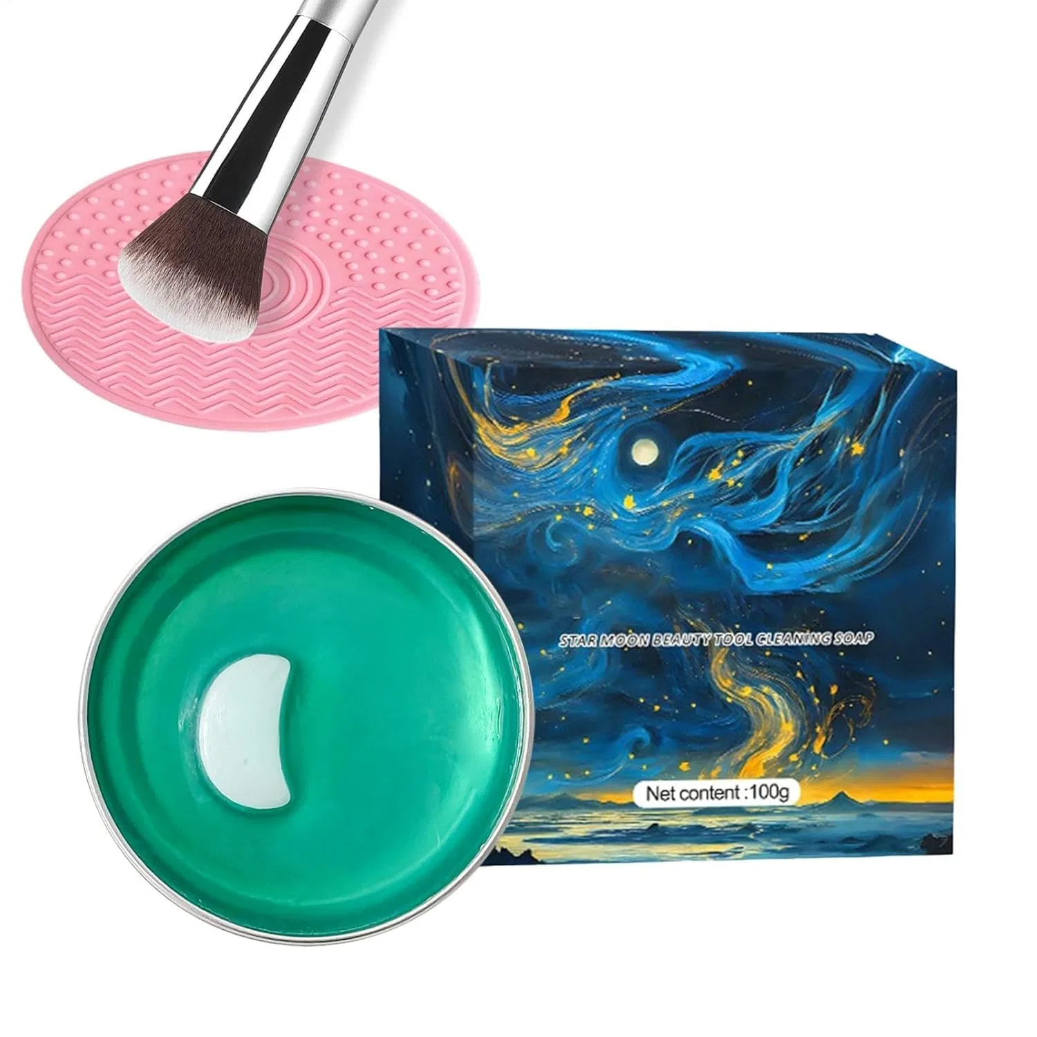 Набор для очистки кистей, Starry Sky, 60 г Generisch