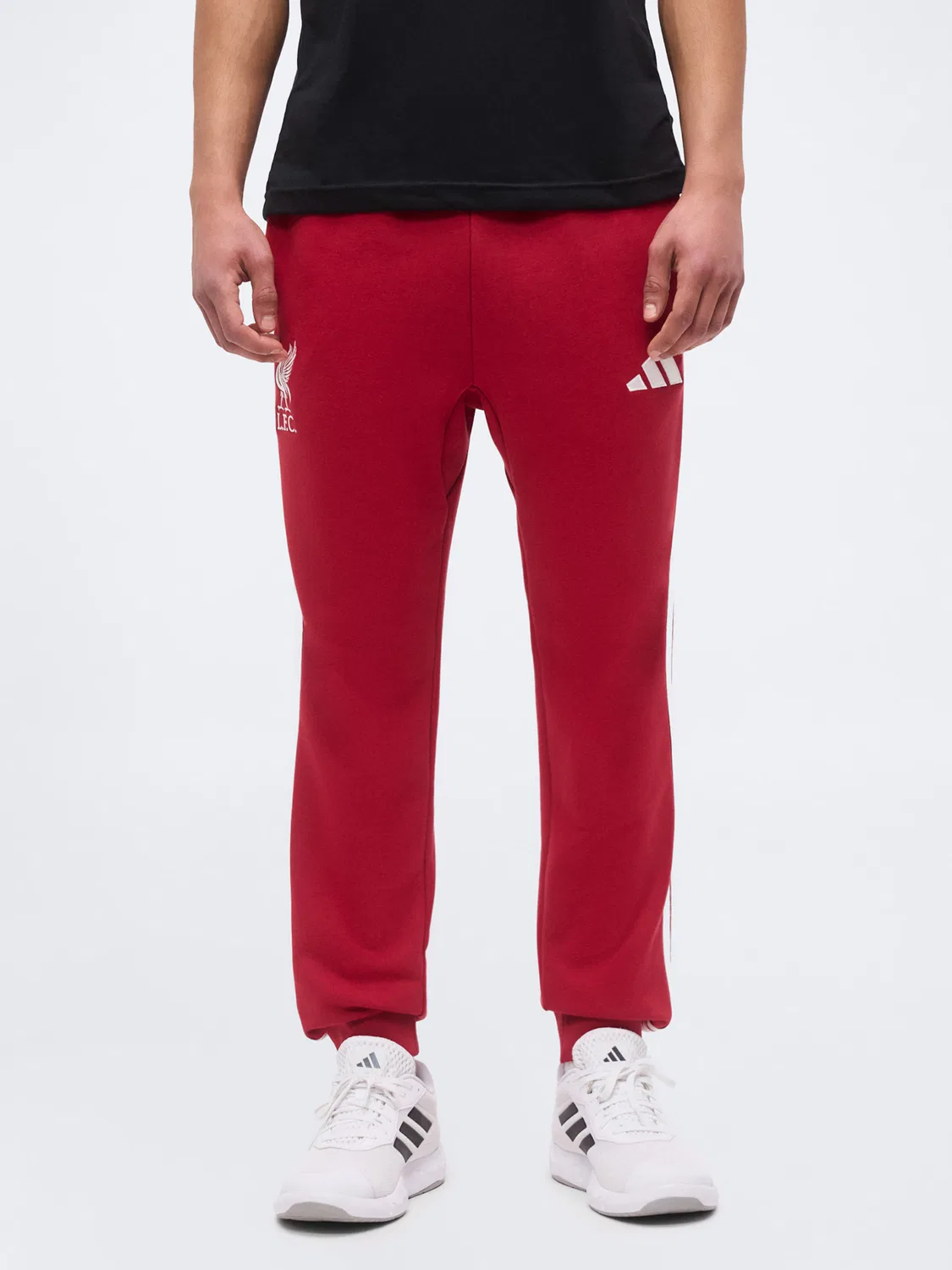 Брюки Adidas Performance Regular красного цвета — фото 2