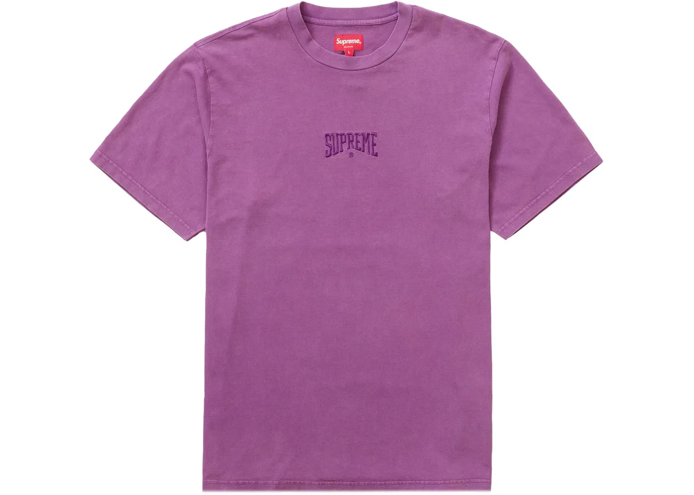 Мужская футболка Supreme Acid Wash S/S Top, Plum
