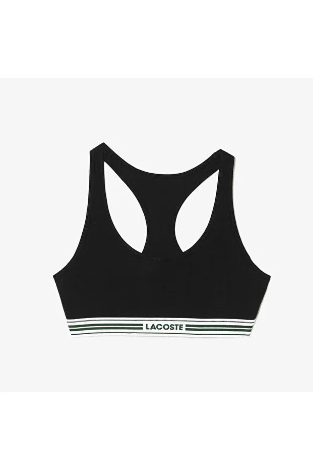 Бюстгальтер Lacoste с кружевом, Черный — фото 4