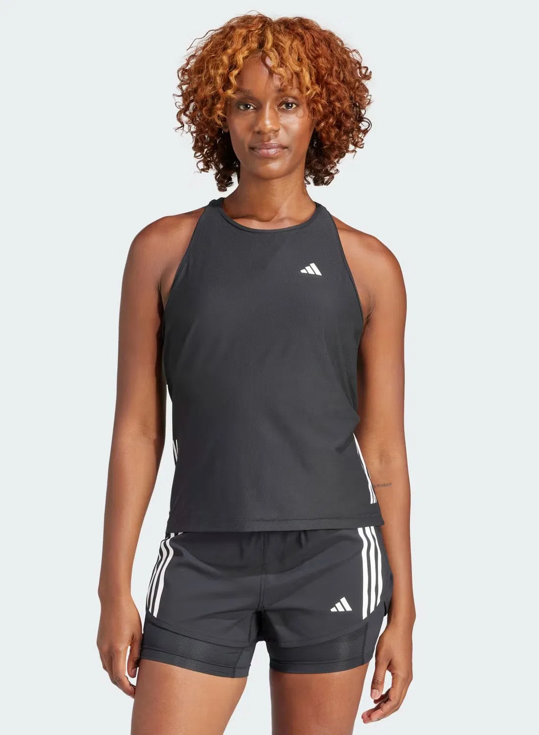 Майка-борцовка с влагоотводящей технологией Own the Run Adidas, черный